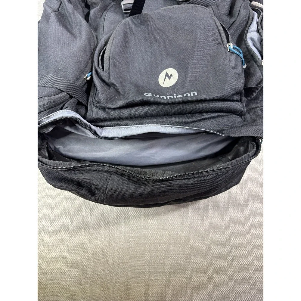 Marmot Gunnison Backpack Black Hiking Camping Travel School Laptop
